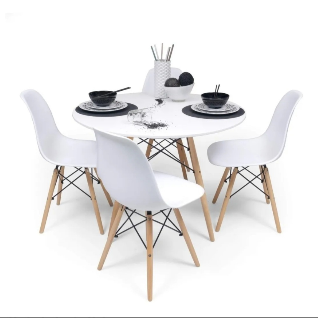 Mesa Redonda Eames Blanca 80cm