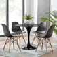 Mesa Tulip Redonda Negra 100cm
