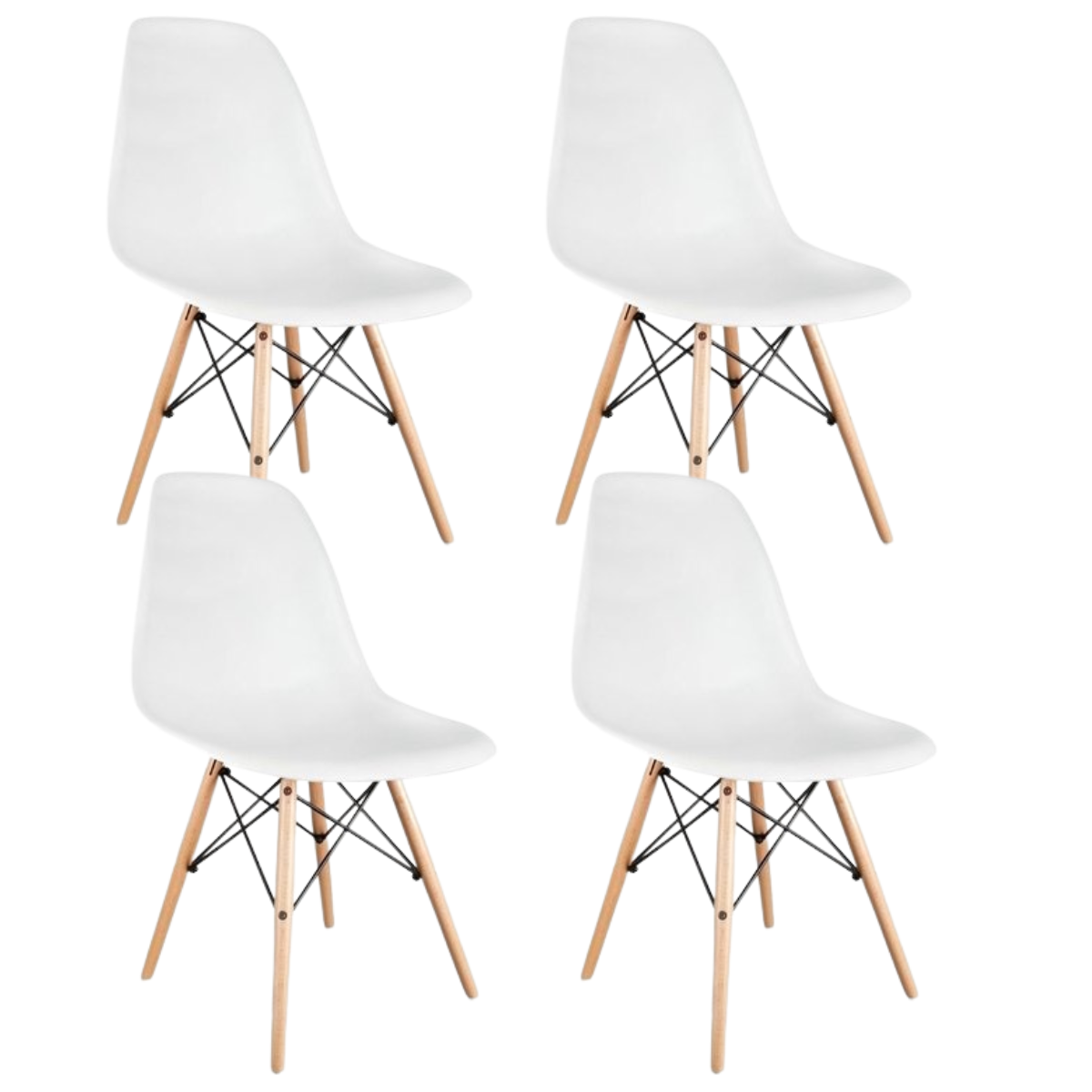 Pack 4 Sillas Eames