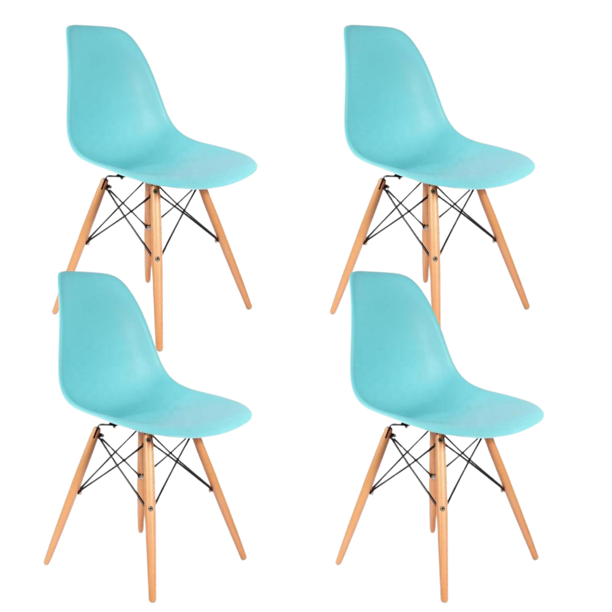 Pack 4 Sillas Eames