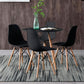 Comedor Eames Redondo Negro - 4 Sillas Eames