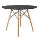 Mesa Redonda Eames Negra 80cm