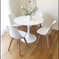 Mesa Tulip Redonda Blanca 80cm