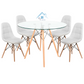 Comedor Vidrio 80 o 100cm - 4 Sillas Buckle